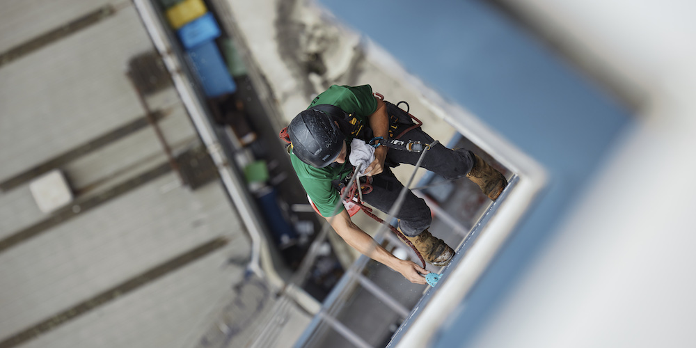 HighRise Window Cleaning Rope Access Window Cleaning